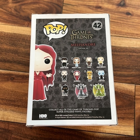 NWT NIB Funko Pop! Melisandre 42 Game Of Thrones - Picture 4 of 7